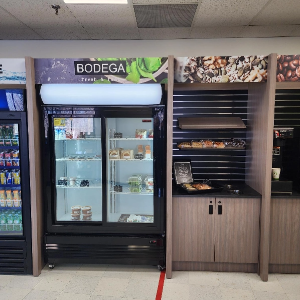 packaged food in refrigerator